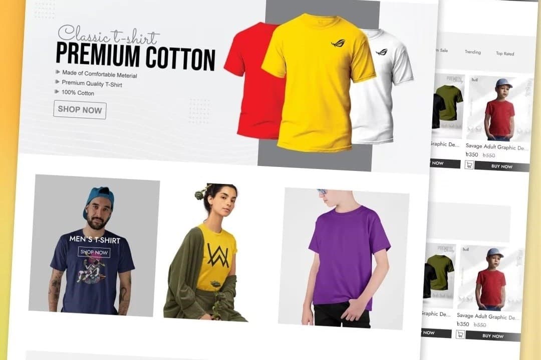 Single Vendor Ecommerce project screenshot